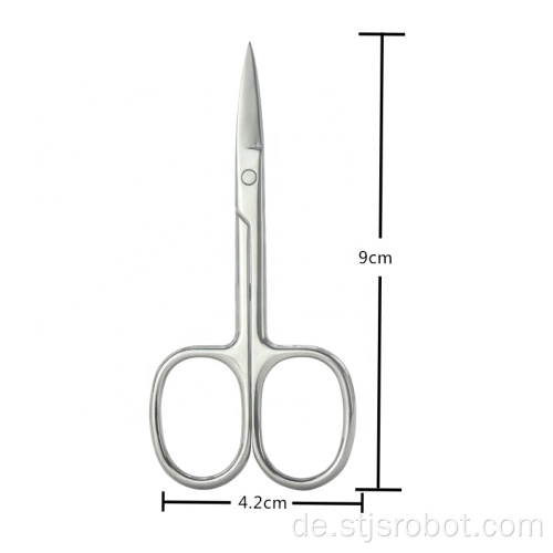 Professionelle Nagelhaut- und Nasenscheren aus Edelstahl Beauty Manicure Nose Hair Cutting Mini Scissors